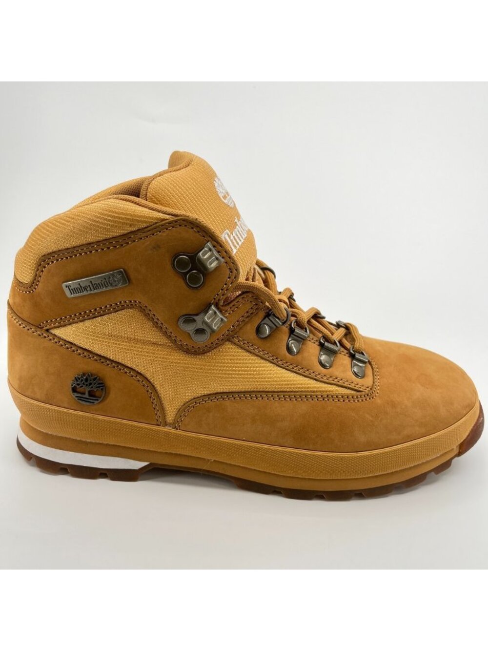 Timberland Euro Hiker Mens Size 11.5 Brown Casual Leather Hiking Nubuck Boots